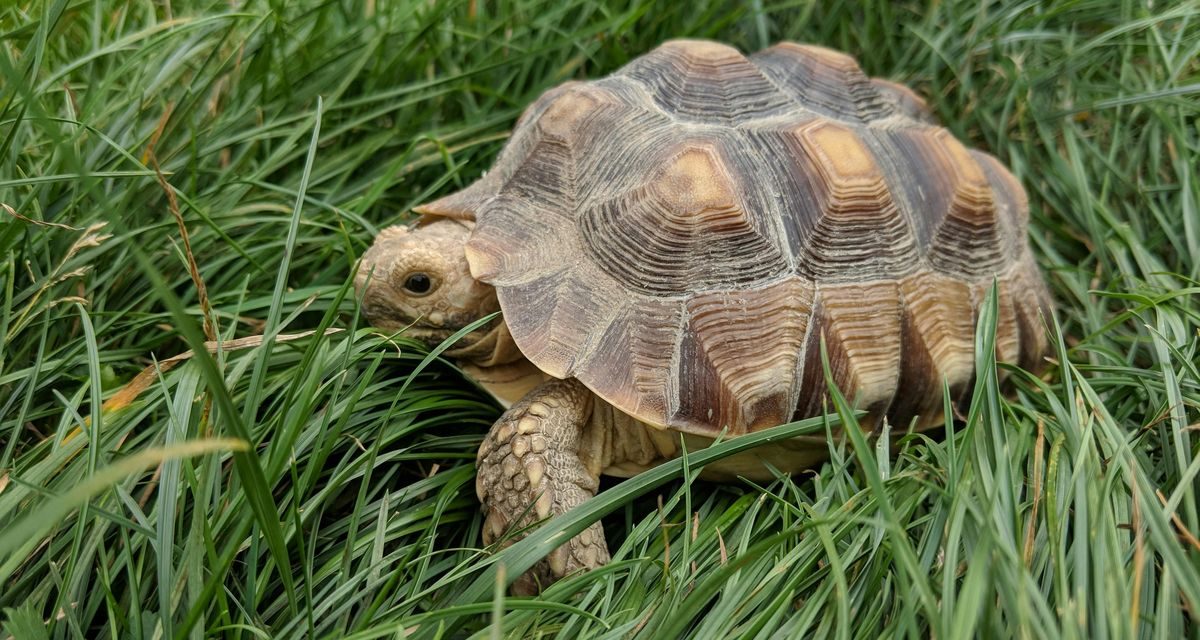 Kura Kura Sulcata Sangat Populer sebagai Hewan Peliharaan