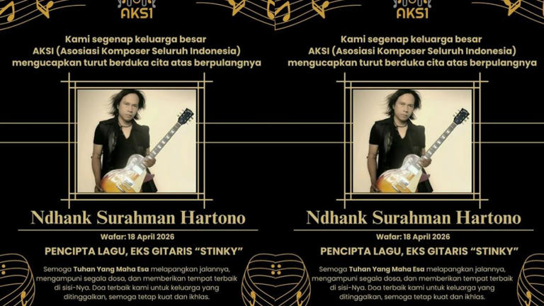 Ndhank Stinky: Karya Abadi Gitaris Yang Selalu Di Kenang